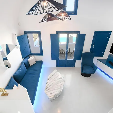 Blue White Residence Monolithos  Exterior photo